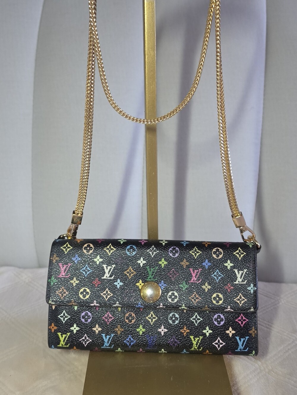 Authentic Louis Vuitton LV Wallet/Clutch Portefeuille Sarah Grenade - Picture 3 of 16